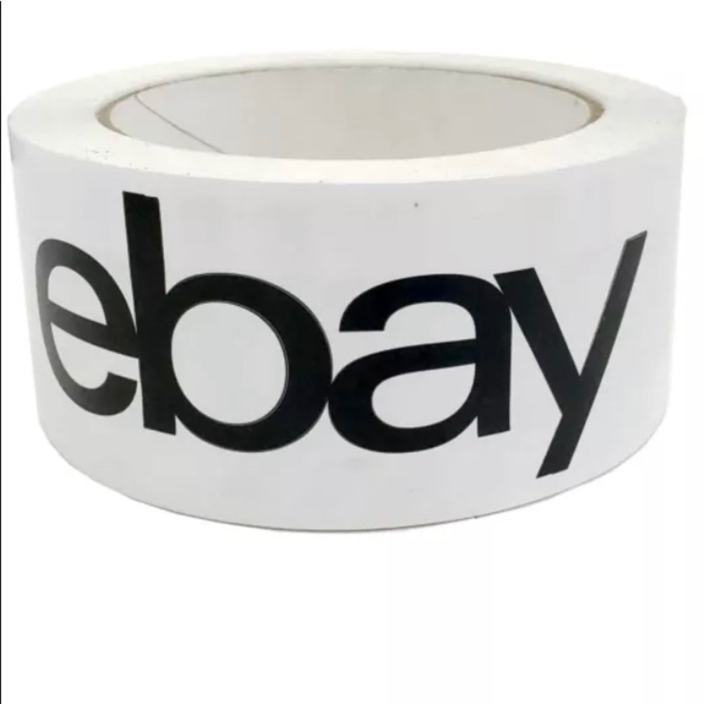 eBay shipping tape Roll Logo brand packing roll 2” x 75yd  225 ft  2.2 mil